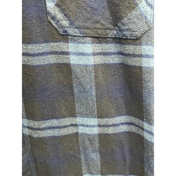 Anchorage Plaid Blue Flannel Button Down Shirt Men's Sz XXL - Picture 6 of 12